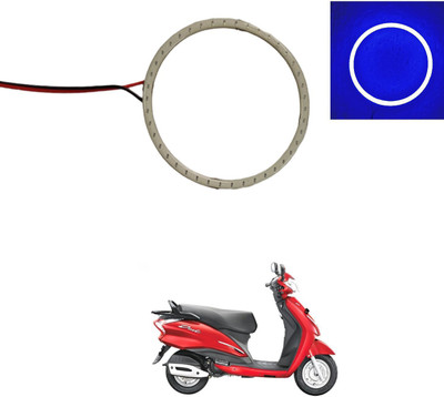 PRTEK 70mm COB Led Angel Eyes Headlight Halo Ring Warning Lamp 109 Projector Lens