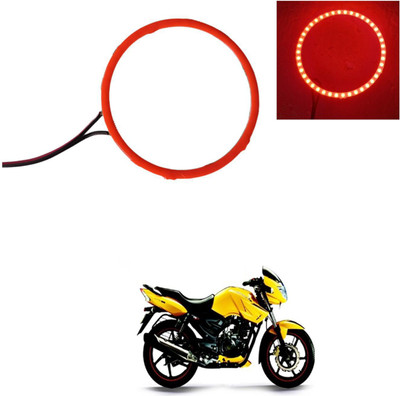 PRTEK 70mm COB Led Angel Eyes Headlight Halo Ring Warning Lamp 207 Projector Lens