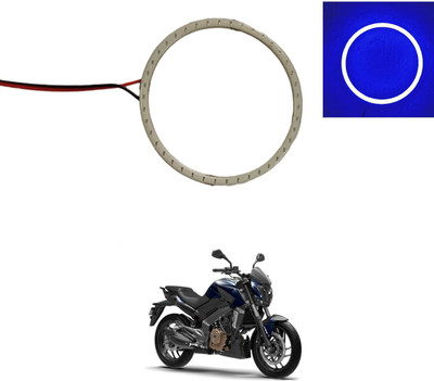 PRTEK 70mm COB Led Angel Eyes Headlight Halo Ring Warning Lamp 49 Projector Lens