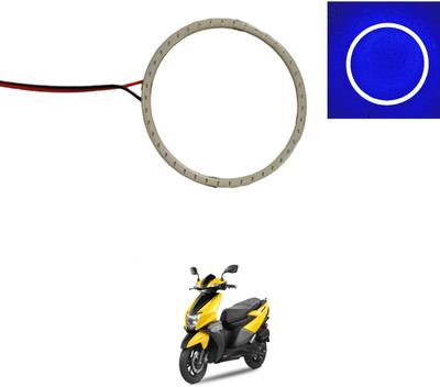 PRTEK 70mm COB Led Angel Eyes Headlight Halo Ring Warning Lamp 115 Projector Lens