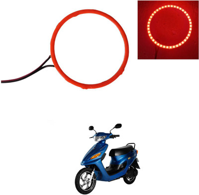PRTEK 70mm COB Led Angel Eyes Headlight Halo Ring Warning Lamp 258 Projector Lens
