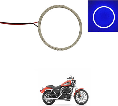 PRTEK 70mm COB Led Angel Eyes Headlight Halo Ring Warning Lamp 180 Projector Lens