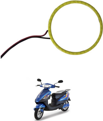 PRTEK 70mm COB Led Angel Eyes Headlight Halo Ring Warning Lamp 502 Projector Lens