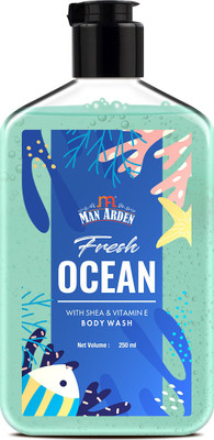 Man Arden Fresh Ocean Luxury Body Wash Infused With Shea Butter & Vitamin E(250 ml)