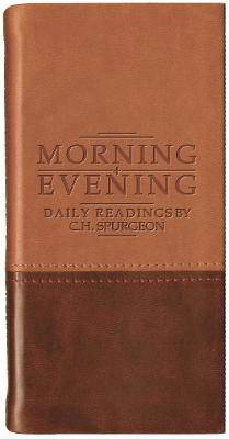 Morning And Evening - Matt Tan/Burgundy(English, Leather / fine binding, Spurgeon C. H.)