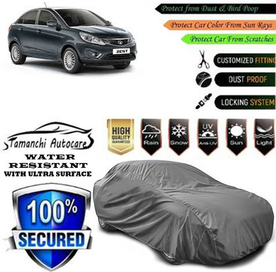 Tamanchi Autocare Car Cover For Tata Zest Revotron 1.2 XT Petrol(Grey)