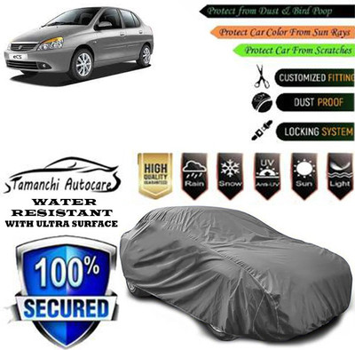 Tamanchi Autocare Car Cover For Tata Indigo eCS LX(Grey)