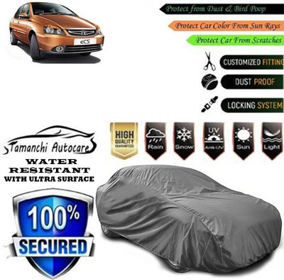 Tamanchi Autocare Car Cover For Tata Indigo eCS(Grey)