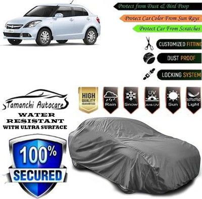 Tamanchi Autocare Car Cover For Maruti Suzuki Swift Dzire VXI AT Optional(Grey)