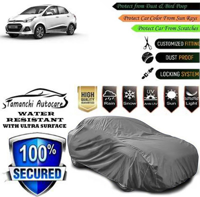 Tamanchi Autocare Car Cover For Hyundai Xcent 1.1 CRDi Base(Grey)