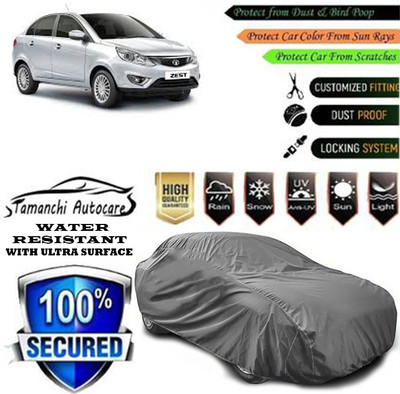 Tamanchi Autocare Car Cover For Tata Zest Revotron 1.2T XM(Grey)