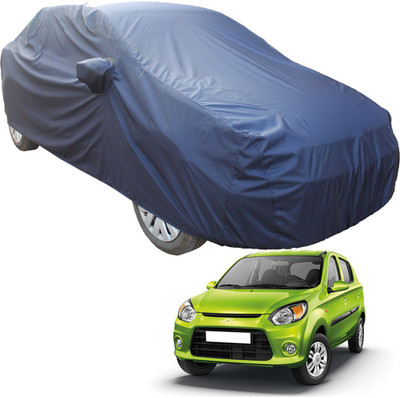 SS Zeeber Car Cover For Maruti Alto 800 Std Optional (Without Mirror Pockets)(Blue, For 2016, 2017, 2018, 2019 Models)