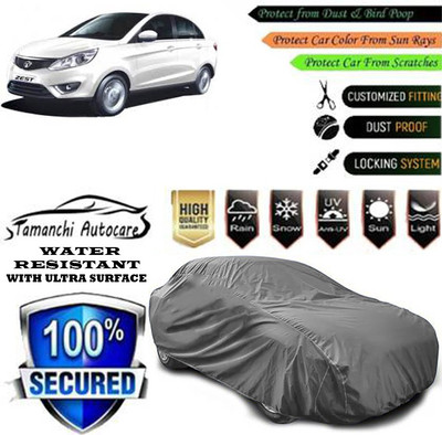 Tamanchi Autocare Car Cover For Tata Zest Revotron 1.2T XE Petrol(Grey)
