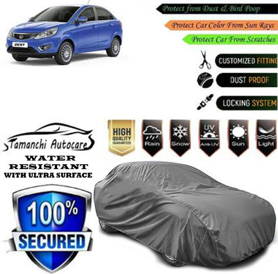 Tamanchi Autocare Car Cover For Tata Zest Revotron 1.2T XM Petrol(Grey)