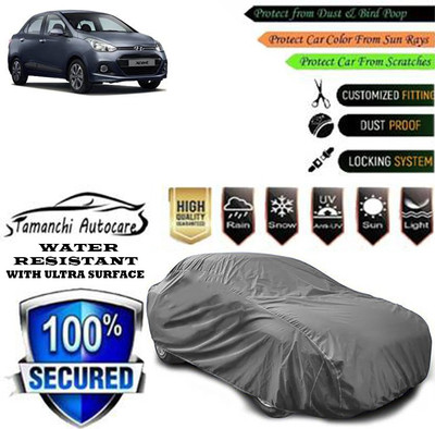 Tamanchi Autocare Car Cover For Hyundai Xcent 1.2 Kappa SX Option(Grey)