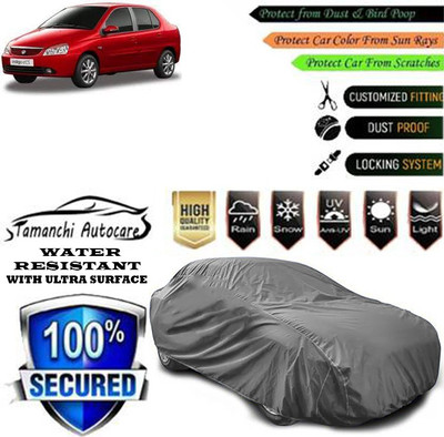 Tamanchi Autocare Car Cover For Tata Indigo eCS LS (TDI) BS III(Grey)