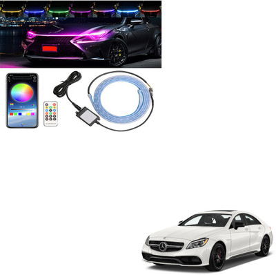 SEMAPHORE Car Hood Strip Light, APP and Remote Control For Mercedes Benz CLS-Class Car Fancy Lights(Multicolor)