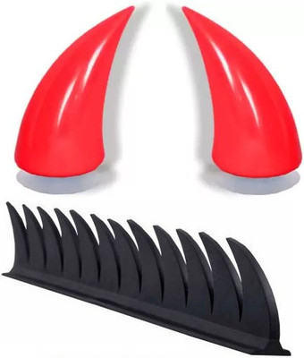 AIRSKY Helmet Mohawk for Bike(Black, Red)
