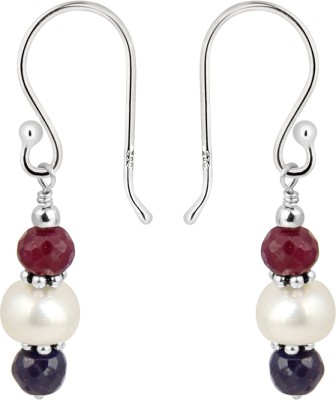 Pearlz Ocean Bright Pearl Sterling Silver Drops & Danglers