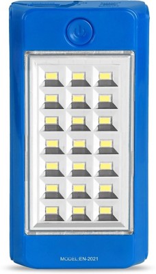 Stylopunk 10W Rechargeable 21 LED Light Solar Charging Facilities and Power Bank EN-2021 8 hrs Torch Emergency Light(Blue)