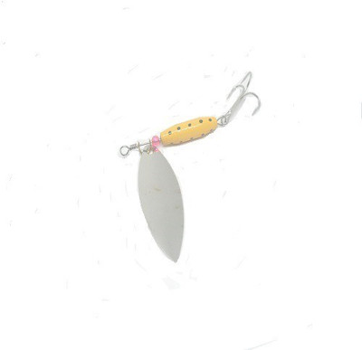 JUST ONE CLICK Spinner Bait Carbon Steel Fishing Lure(Pack of 1, Size 9)