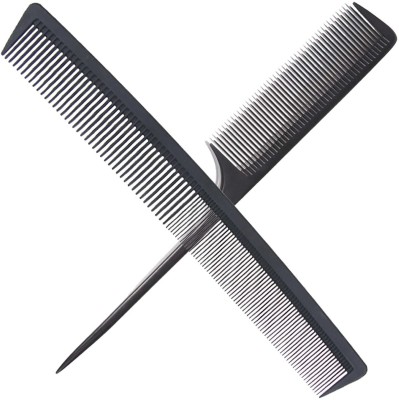 Verceys Teasing Comb, Fine and Wide Tooth Hair Barber Comb,Cutting Comb