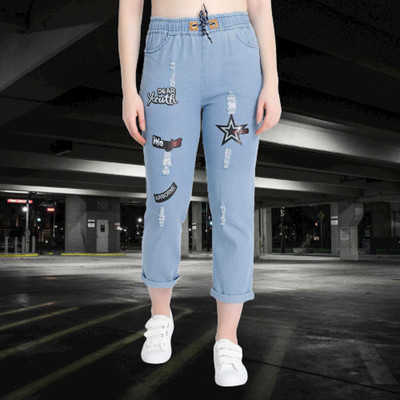 Klaidung Jogger Fit Girls Light Blue Jeans
