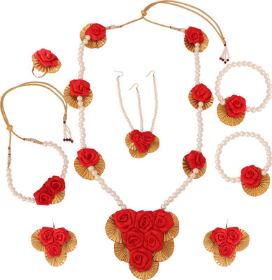 A2 Fashion Fabric Multicolor Jewellery Set(Pack of 1)