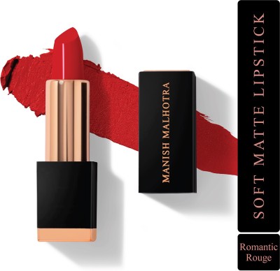 MyGlamm Manish Malhotra Beauty Soft Matte Lipstick(Romantic Rouge, 4 g)