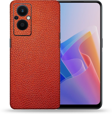 OggyBaba Oppo F21 Pro 5g, Leather Red Mobile Skin(Red)