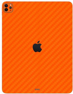 Orgic India Ipad Pro 12.9 Gen 4 Mobile Skin(Carbon Orange)