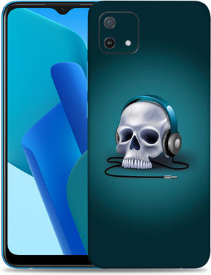 SkinoMania Oppo-A16e Mobile Skin(Multicolor Skull-Music)