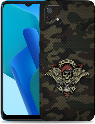 SkinoMania Oppo-A16e Mobile Skin(Multicolor Warrior-Camo)