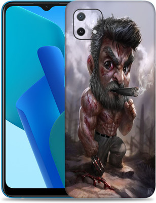 SkinoMania Oppo-A16e Mobile Skin(Multicolor Hell-Boy)