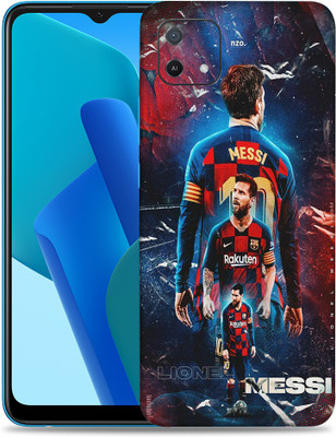 SkinoMania Oppo-A16e Mobile Skin(Multicolor Messi-Poster-Art)