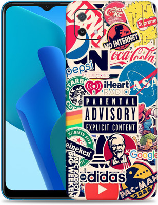 SkinoMania Oppo-A16e Mobile Skin(Multicolor Logistic-Brands)