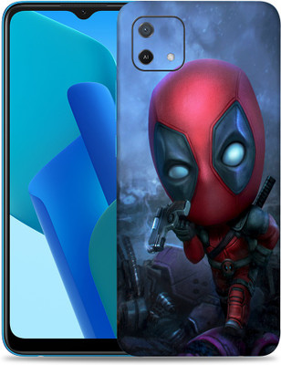SkinoMania Oppo-A16e Mobile Skin(Multicolor Piddu-Deadpool)