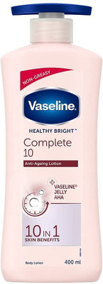 Vaseline Complete 10 Body Lotion (Anti-Ageing Lotion) 10 in 1 Skin Benefits 400ml Set 1(400 ml)