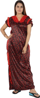 RILO Women Nighty(Red)