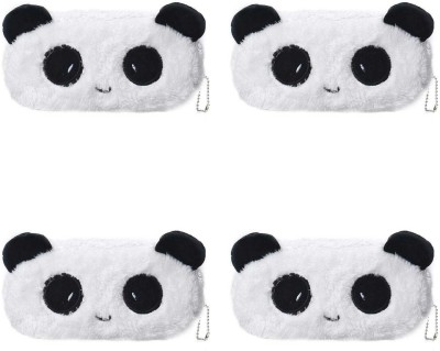 Z-Plus Pack of 1 Fur Panda Pencil Pouch Soft Toys. Pouch