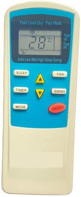 Haimac AC Remote No. 41C Compatible with Remote Control Electrolux AC Remote Controller(WHITE & BLUE)