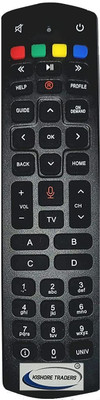 Kishore Traders Compatible Remote Control for Hd Set Top Box with Voice Function Jio Fiber Set Top Box Remote Controller(Black)