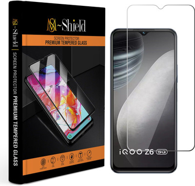 MS-Shield Edge To Edge Tempered Glass for iQOO Z6 5G(Pack of 1)