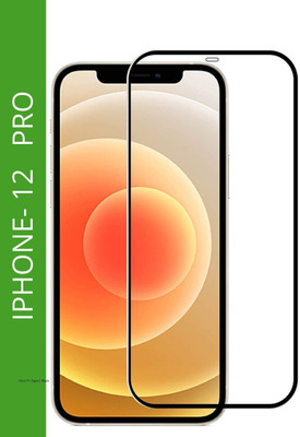 Pandaco Edge To Edge Tempered Glass for Apple Iphone - 12 PRO(Pack of 1)