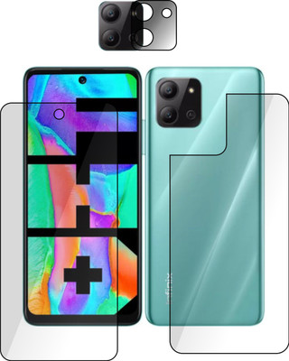 PONDRIK Front and Back Screen Guard for Infinix Hot 11 2022(Pack of 3)