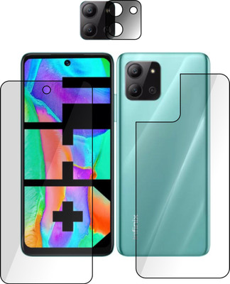 PONDRIK Front and Back Screen Guard for Infinix Hot 11 2022(Pack of 3)
