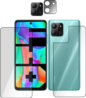 PONDRIK Front and Back Screen Guard for Infinix Hot 11 2022(Pack of 3)