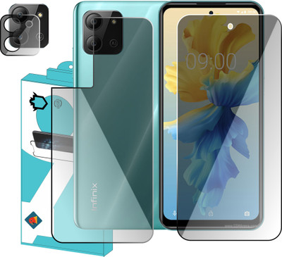 FINCH Front and Back Screen Guard for Infinix Hot 11(Pack of 3)