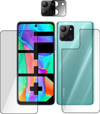 PONDRIK Front and Back Screen Guard for Infinix Hot 11 2022(Pack of 3)