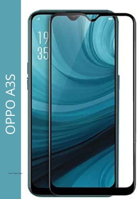 Pandaco Edge To Edge Tempered Glass for Oppo A3s(Pack of 1)